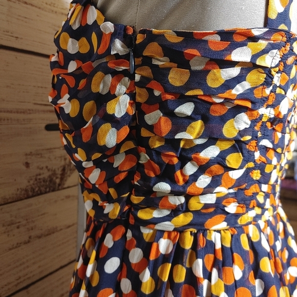 ANTHROPOLOGIE Maeve polka dot dress size 2 - Picture 7 of 16